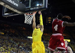 Michigan vs Indiana university basketball game 2013 photography by robbie small